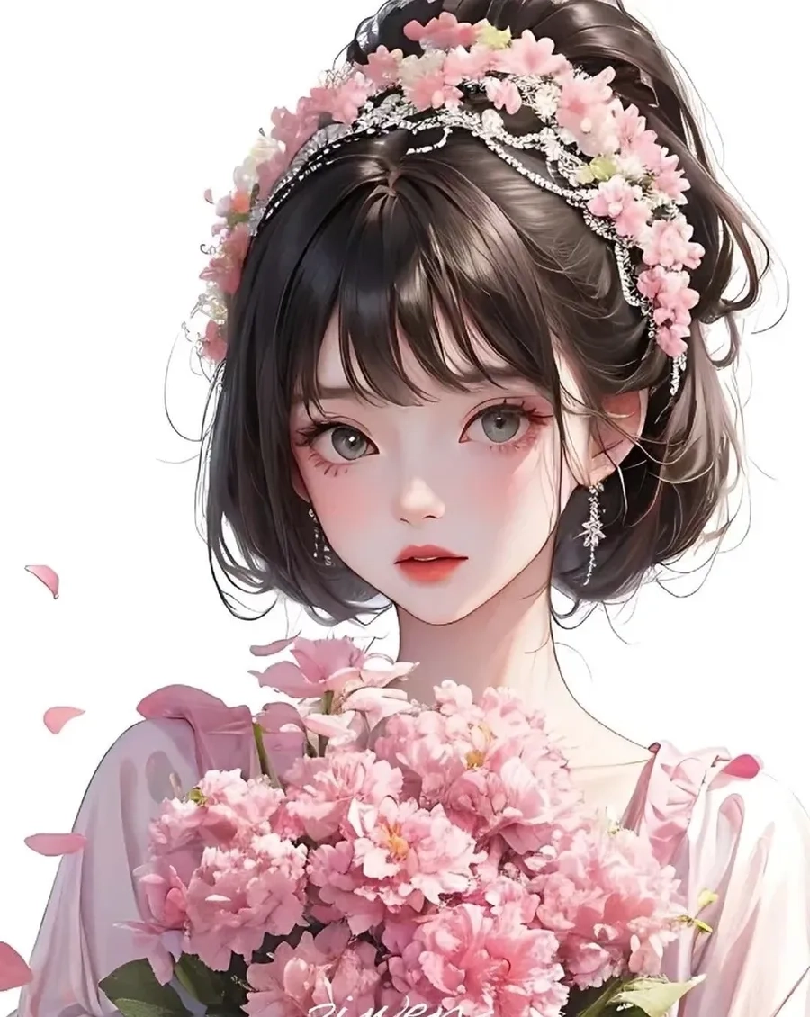 Anime cô gái cute mang lại cảm giác vui tươi và dễ thương