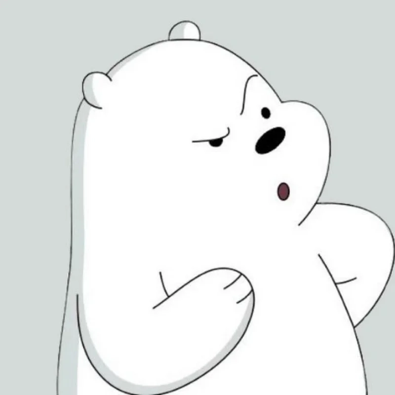 Hình ảnh gấu trắng cute mang đến sự ngọt ngào và đáng yêu