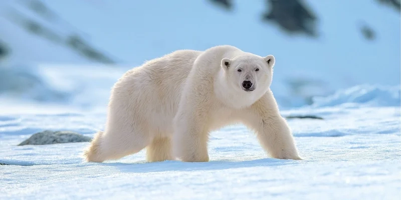 Ảnh nền điện thoại gấu trắng sẽ làm cho màn hình của bạn thêm sinh động