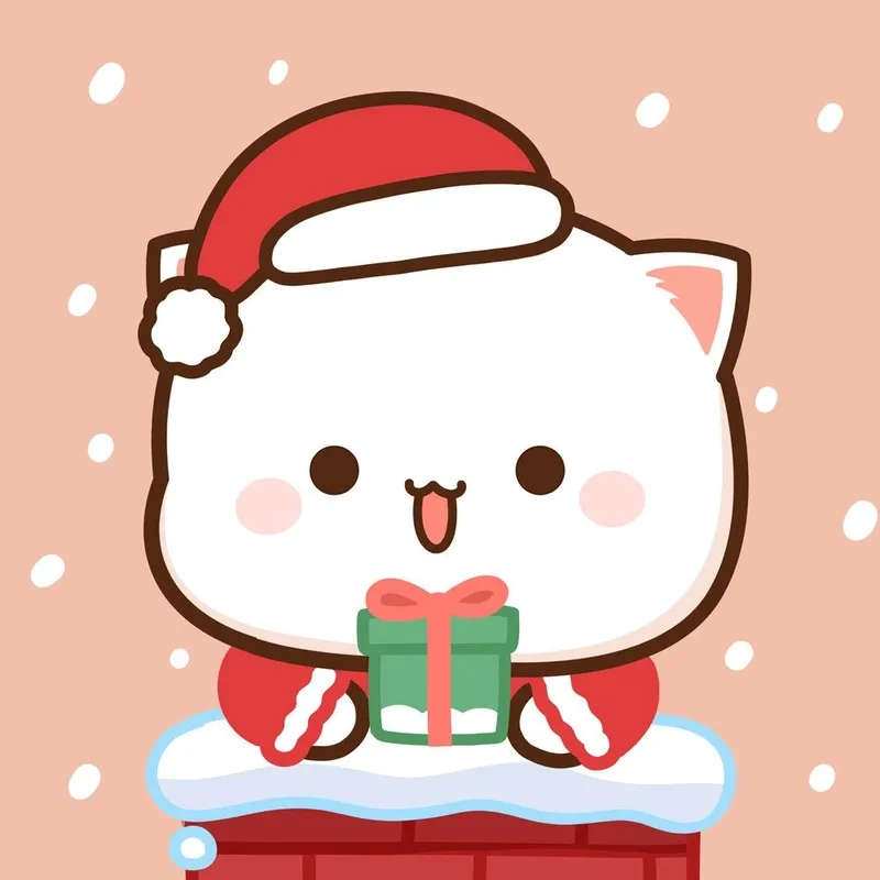 Hình nền máy tính giáng sinh cute làm cho màn hình thêm sinh động