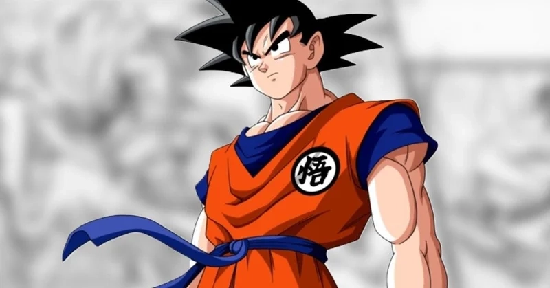 Ảnh son goku thể hiện sự mạnh mẽ và quyết tâm của nhân vật