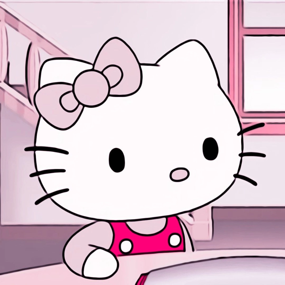 Avatar hello kitty vô tri thể hiện sự ngộ nghĩnh và đáng yêu