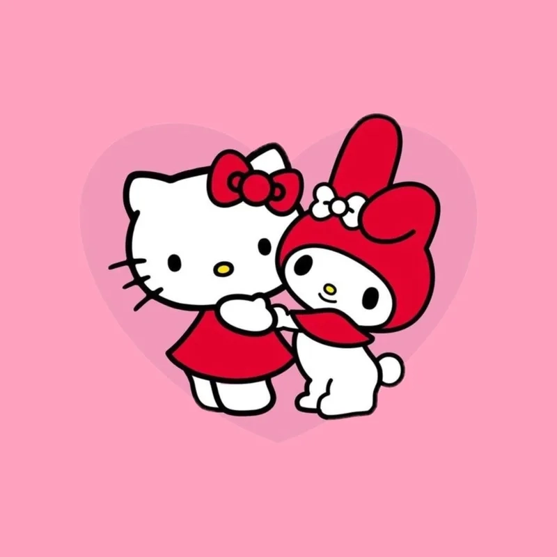 Avatar đôi bạn thân hello kitty giúp bạn thể hiện tình bạn thân thiết
