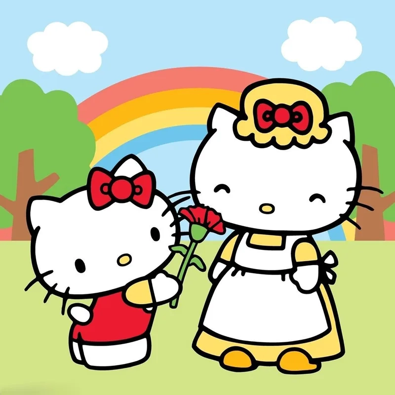 Avatar hello kitty cặp đôi thể hiện tình yêu ngọt ngào