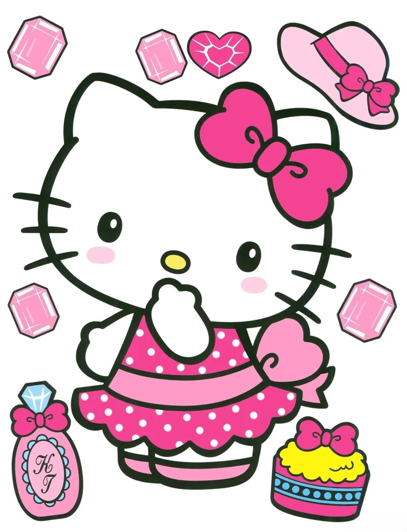 Avatar love hello kitty thể hiện tình yêu với nhân vật dễ thương