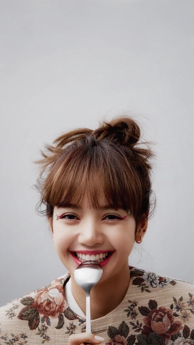 Ảnh lisa làm hình nền điện thoại mang lại sự dễ thương