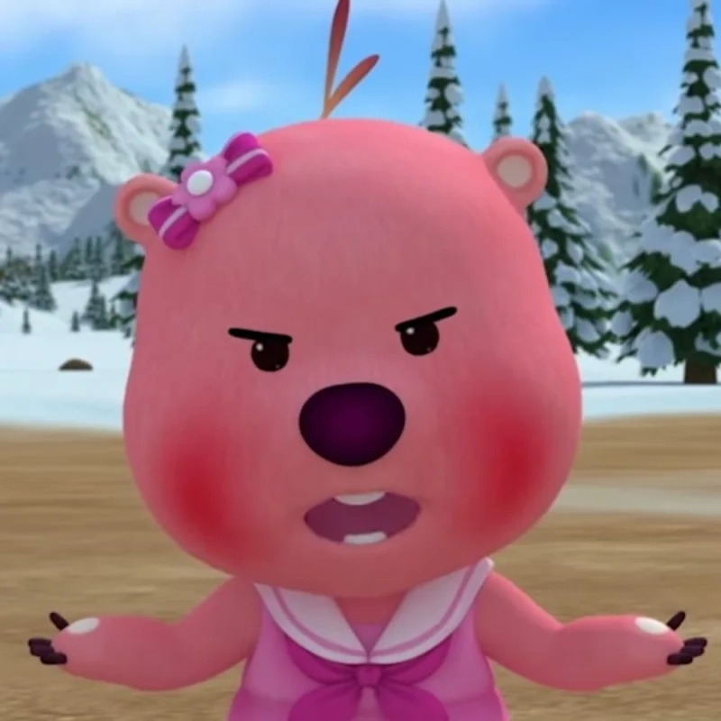 Ảnh gấu loopy cute sẽ làm cho bạn cảm thấy vui vẻ hơn