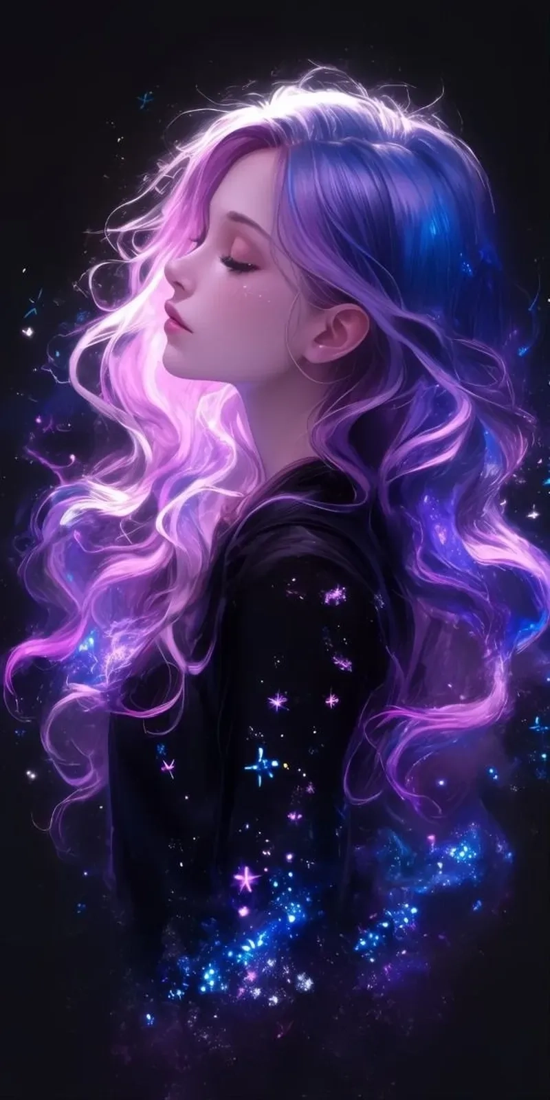 Hình nền đẹp màu tím tạo không gian sống động cho thiết bị