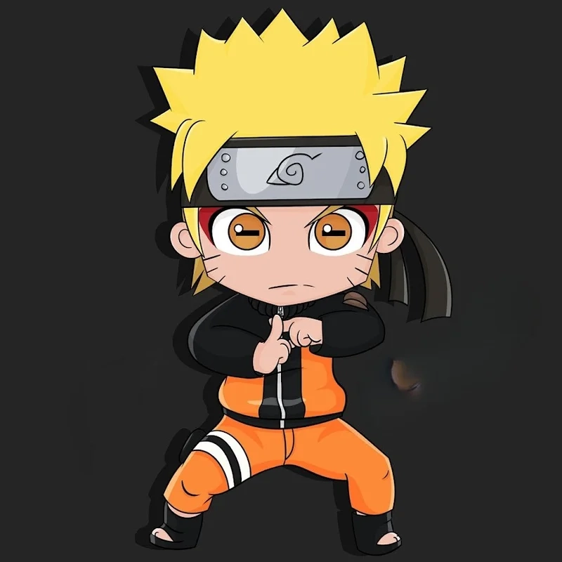 Hình chibi naruto thể hiện sự đáng yêu và gần gũi