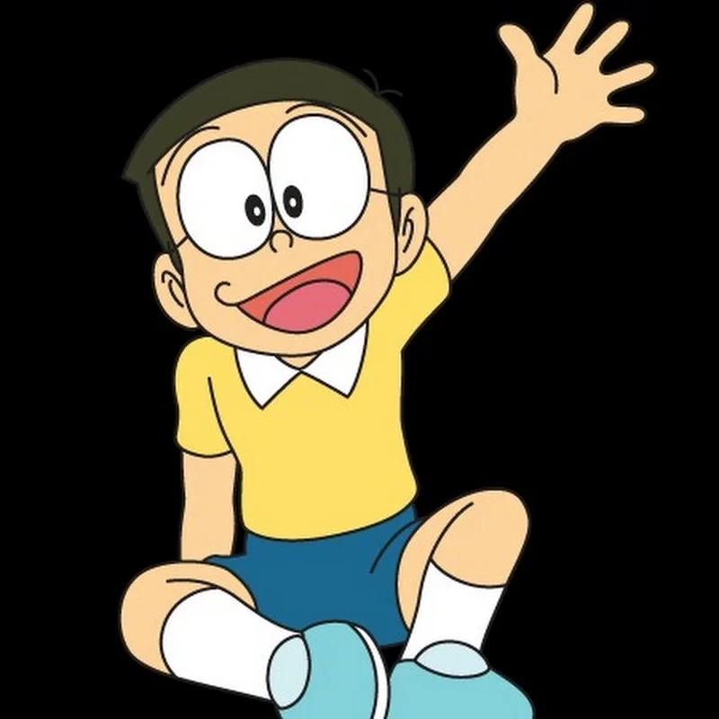 Vẽ nobita cute thể hiện sự sáng tạo và tình yêu với nhân vật