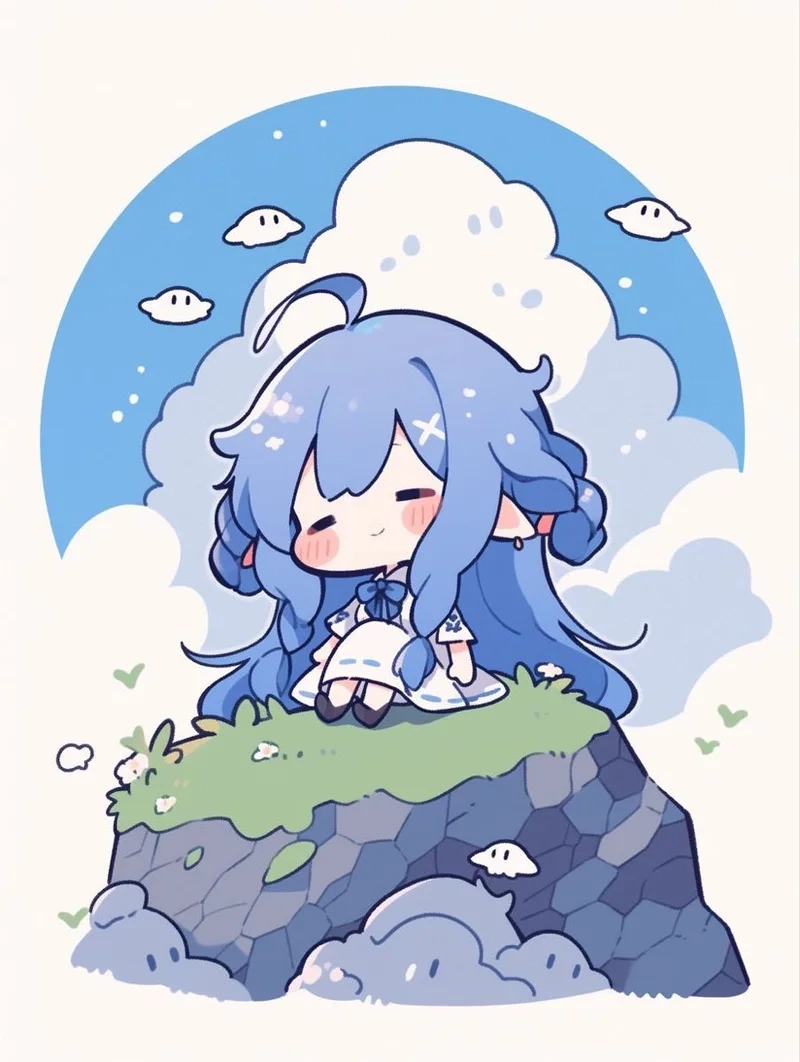 Ảnh màu xanh dương pastel mang đến sự nhẹ nhàng và thanh thoát