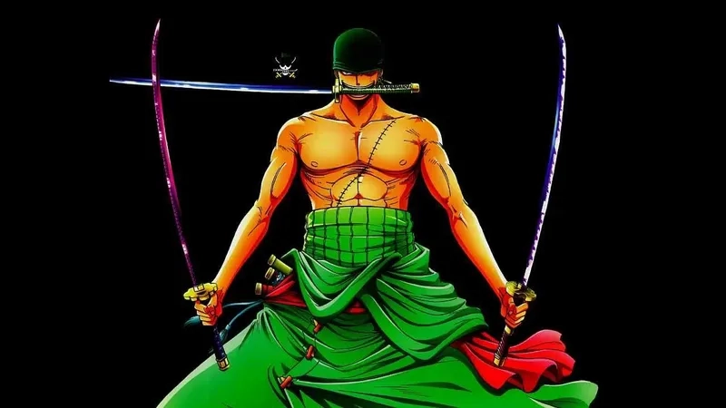 Zoro one piece wano thể hiện phong cách mạnh mẽ và độc đáo