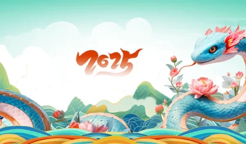 Hình ảnh em bé rắn 2025 mang đến sự dễ thương và ngọt ngào