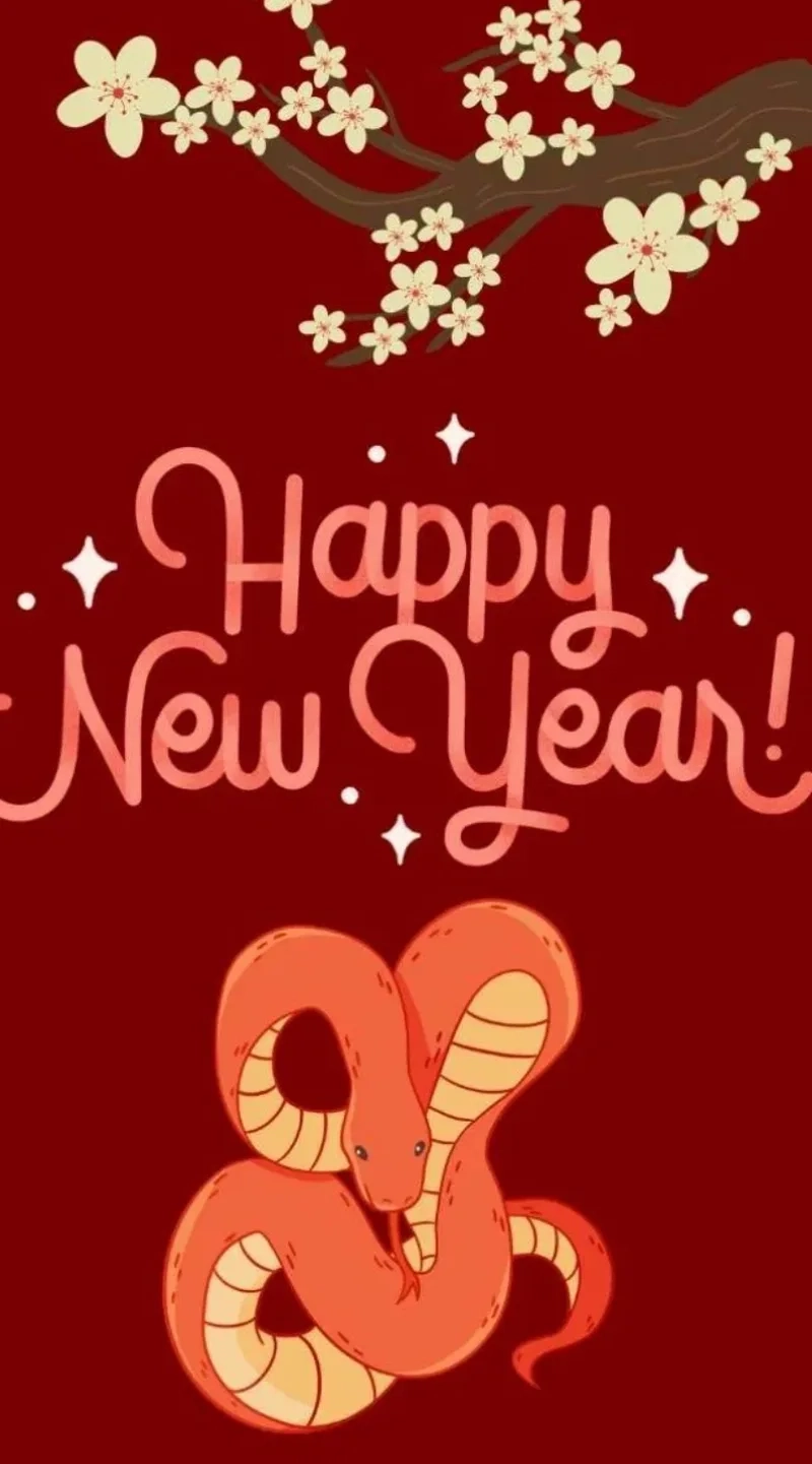 Hình ảnh rắn 2025 mang đến sự tươi mới cho năm mới