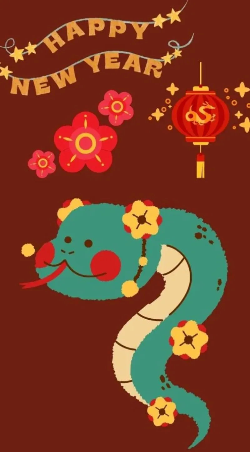 Ảnh rắn tết cute sẽ làm cho bạn cảm thấy vui vẻ hơn