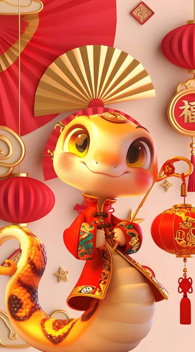 Ảnh rắn 2025 mang đến sự tươi mới cho năm mới