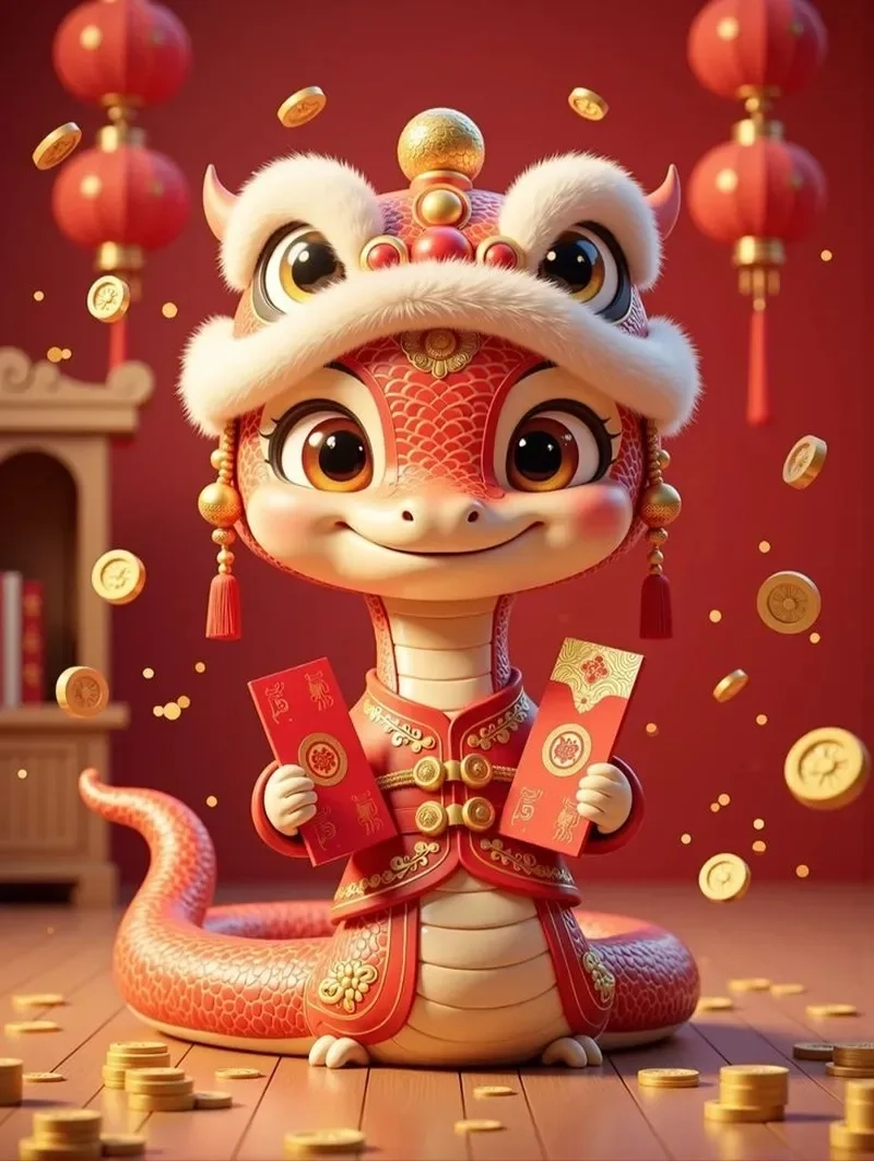 Ảnh rắn năm 2025 mang đến sự tươi mới cho năm mới