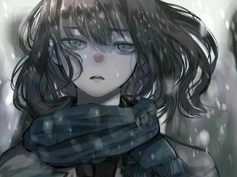 Hình nền anime thất tình thể hiện nỗi buồn sâu sắc