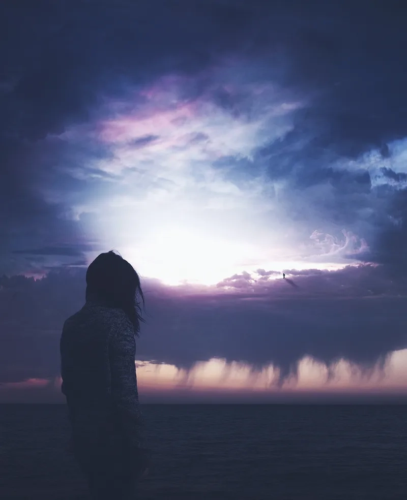 Avatar đen thất tình mang đến cảm giác tăm tối