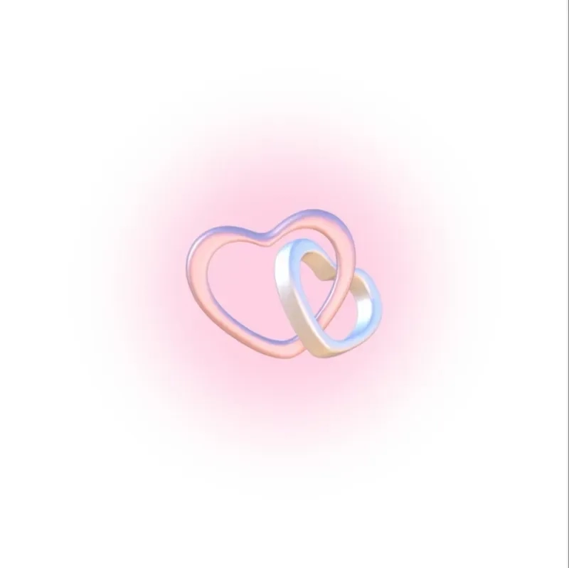 Hình ảnh trái tim đôi mang đến cảm giác ấm áp và hạnh phúc