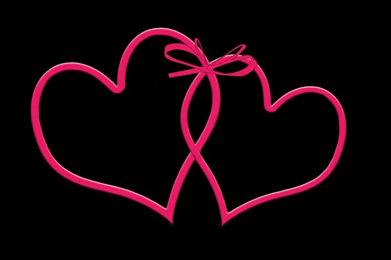 Ảnh trái tim cặp đôi là biểu tượng cho sự gắn kết