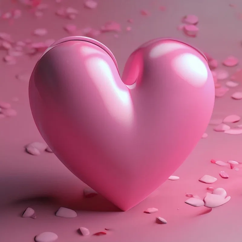 Nền trái tim hồng mang đến sự tươi mới cho màn hình của bạn