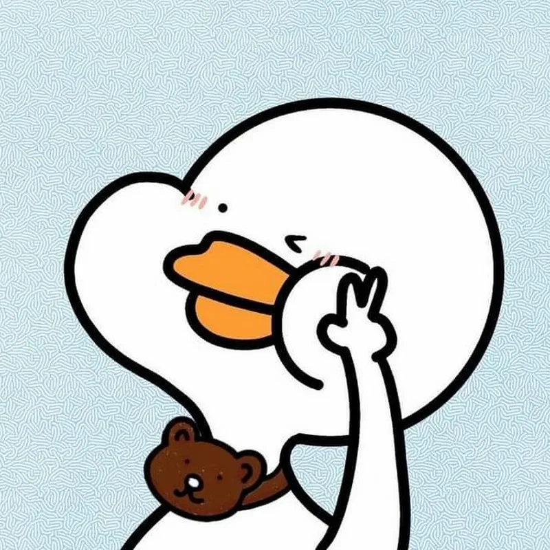 Chọn avatar hình con vịt vô tri để làm mới giao diện