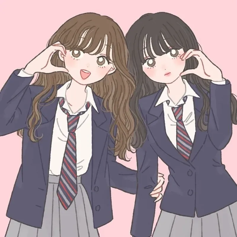 Khám phá avatar đôi bạn thân nữ vô tri để thể hiện tình bạn