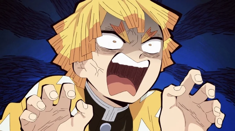 Hình ảnh của zenitsu luôn thu hút sự chú ý của người hâm mộ