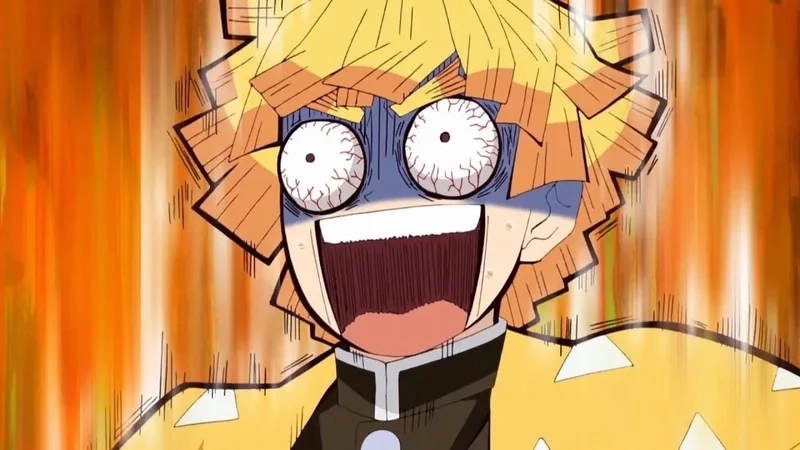 Ảnh zenitsu vẽ thể hiện sự sáng tạo và tài năng của nghệ sĩ