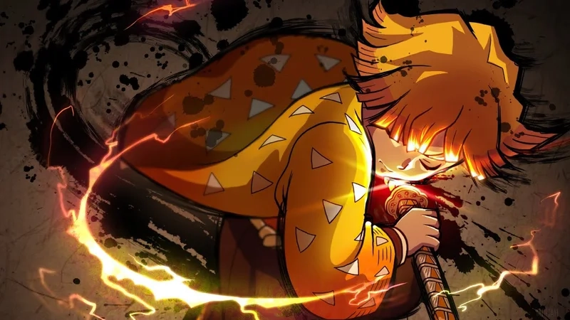 Ảnh anime zenitsu ngầu là lựa chọn tuyệt vời cho fan của Demon Slayer