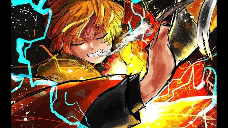 Ảnh anime zenitsu ngầu mang đến sự mạnh mẽ và cá tính