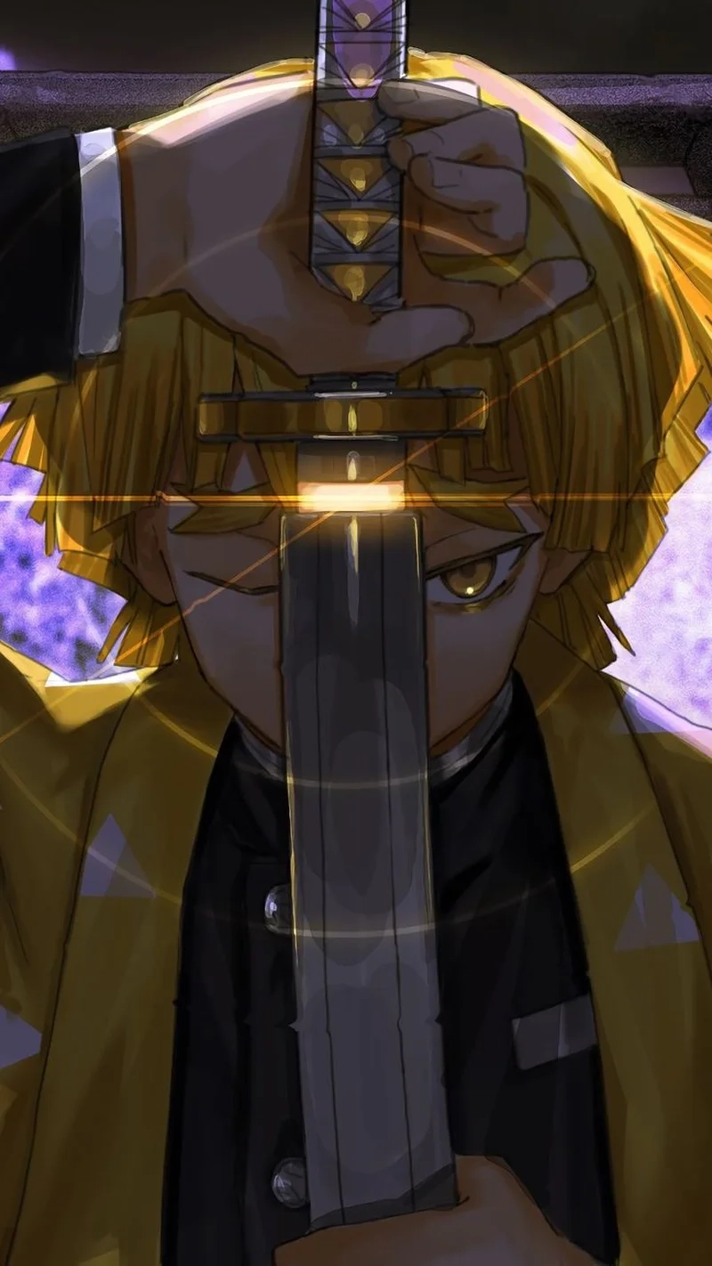 Hình nền zenitsu ngầu sẽ làm cho màn hình của bạn thêm phần hấp dẫn