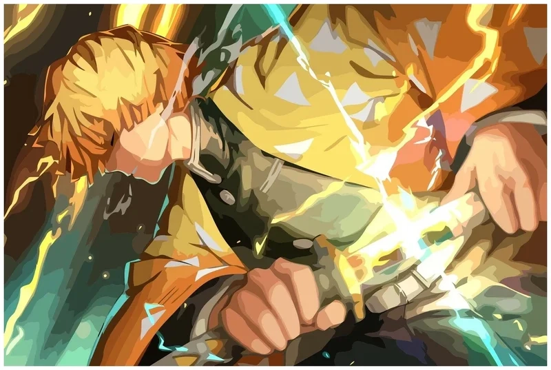 Avatar zenitsu thể hiện phong cách ngầu với ảnh zenitsu ấn tượng