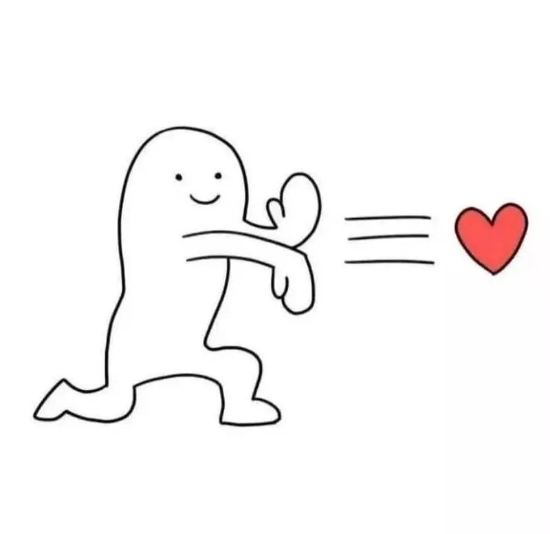 Meme mèo bắn tim mang lại sự dễ thương cho người xem