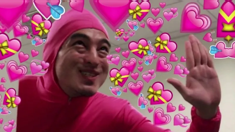 Meme bắn tim hài mang lại tiếng cười cho những ai yêu thích hài hước