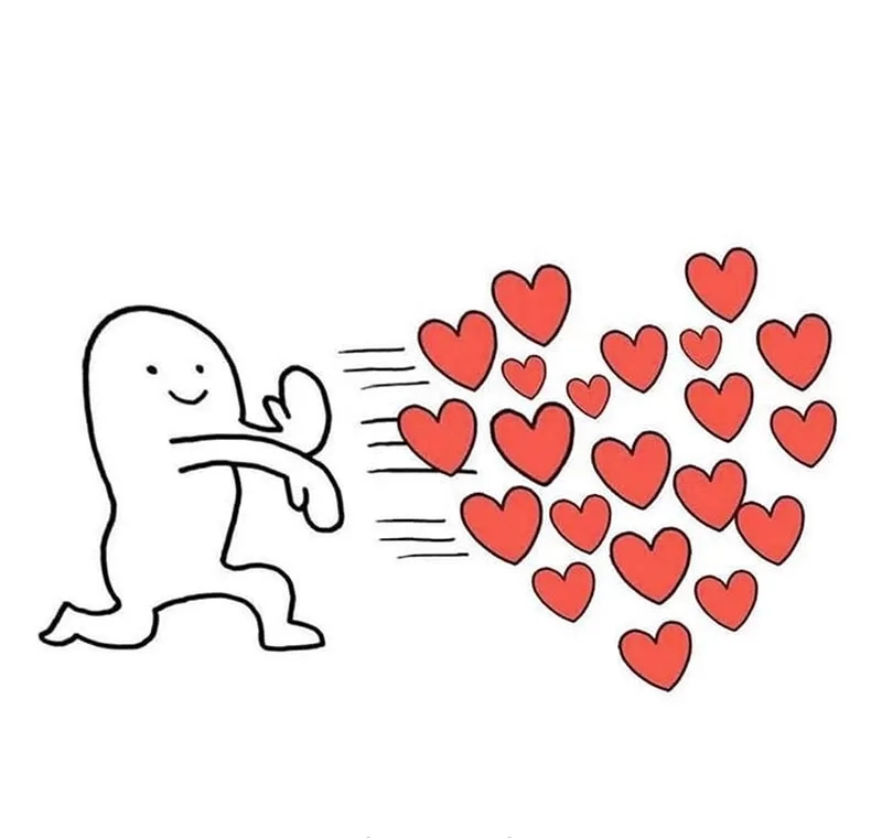 Hình trái tim meme khiến mọi người không thể không yêu thích
