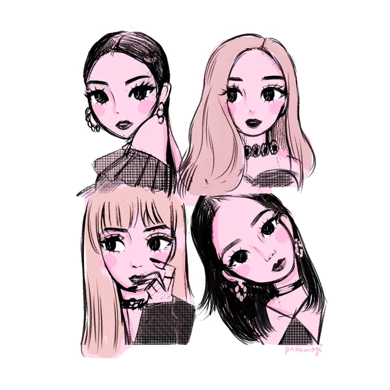 Avatar blackpink chibi dễ thương cho những ai yêu thích phong cách ngộ nghĩnh