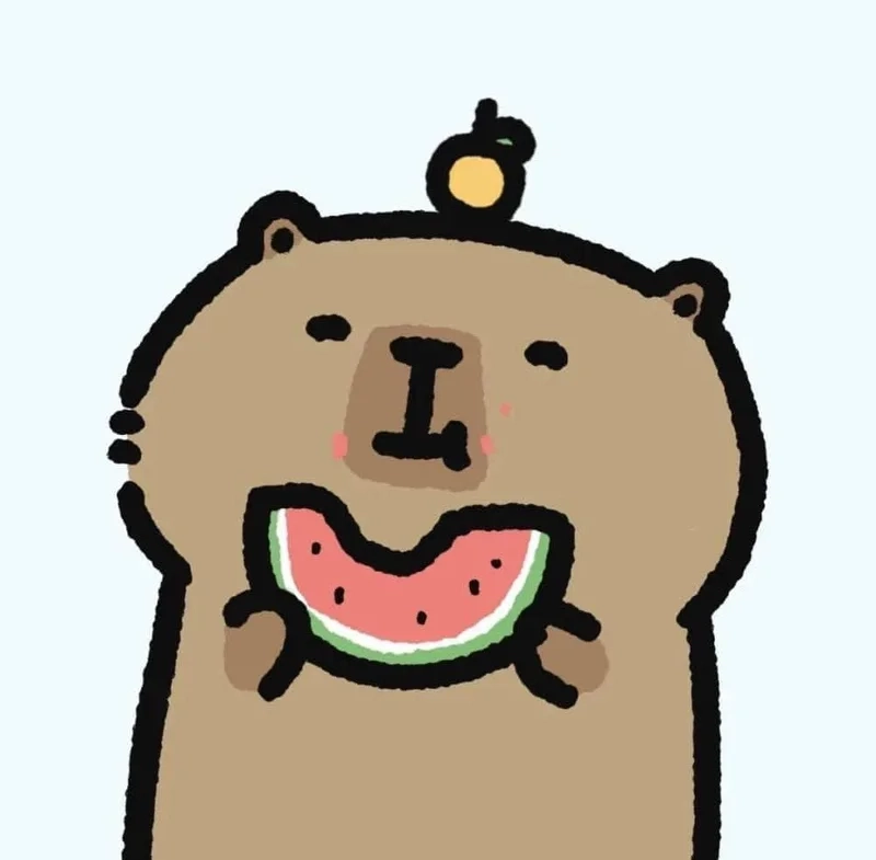 Capybara vẽ thể hiện sự sáng tạo và nghệ thuật trong từng nét vẽ