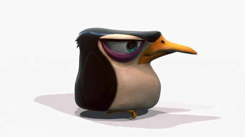 Meme cánh cụt ngốc nghếch khiến bạn không thể không cảm thấy thích thú