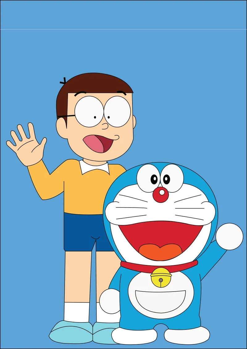 Những hình ảnh doraemon và nobita gắn liền tuổi thơ
