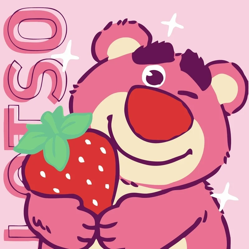 Hình nền gấu dâu cute mang lại cảm giác dễ thương cho điện thoại của bạn