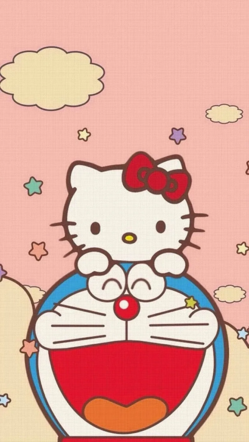 Hello kitty hello kitty hello kitty doraemon là sự kết hợp hoàn hảo