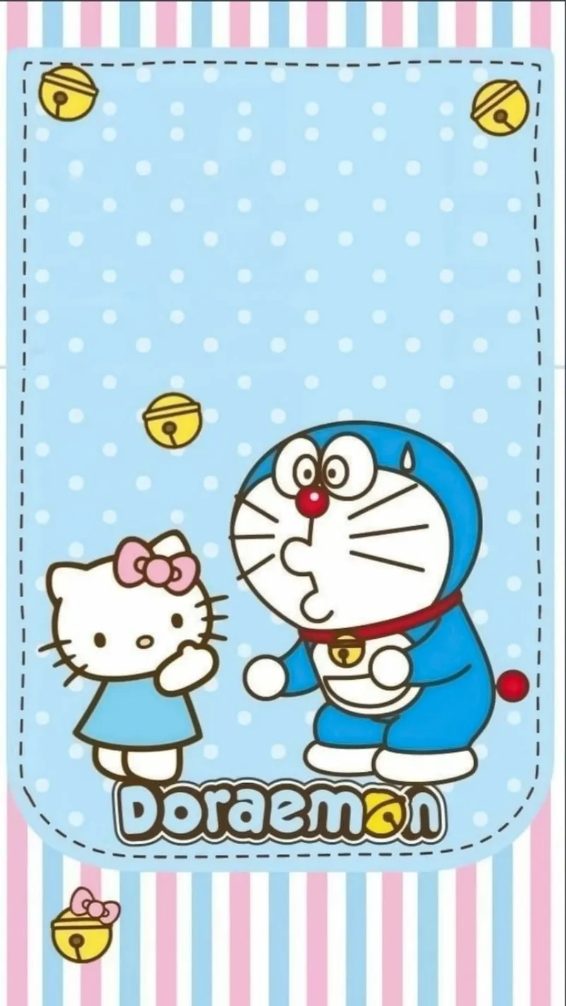Hello kitty và doraemon yêu nhau mang đến những khoảnh khắc ngọt ngào