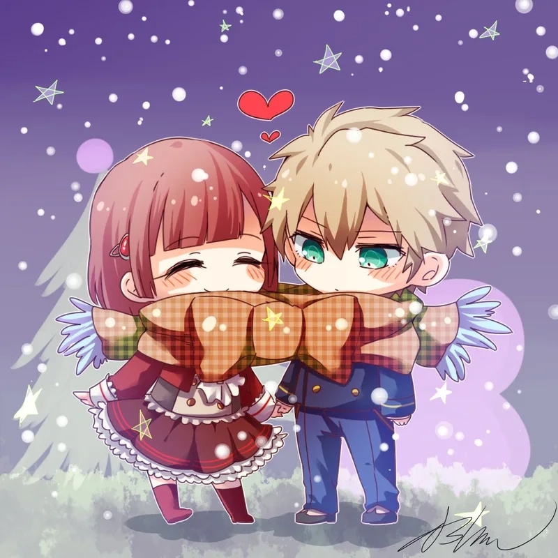 Những hình ảnh anime cặp đôi thể hiện tình cảm đẹp, lãng mạn và đáng nhớ