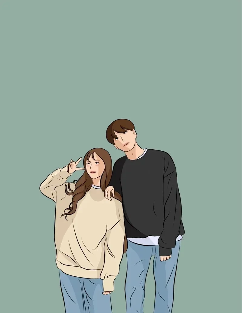 Những hình ảnh cặp đôi yêu nhau giúp bạn thể hiện tình yêu