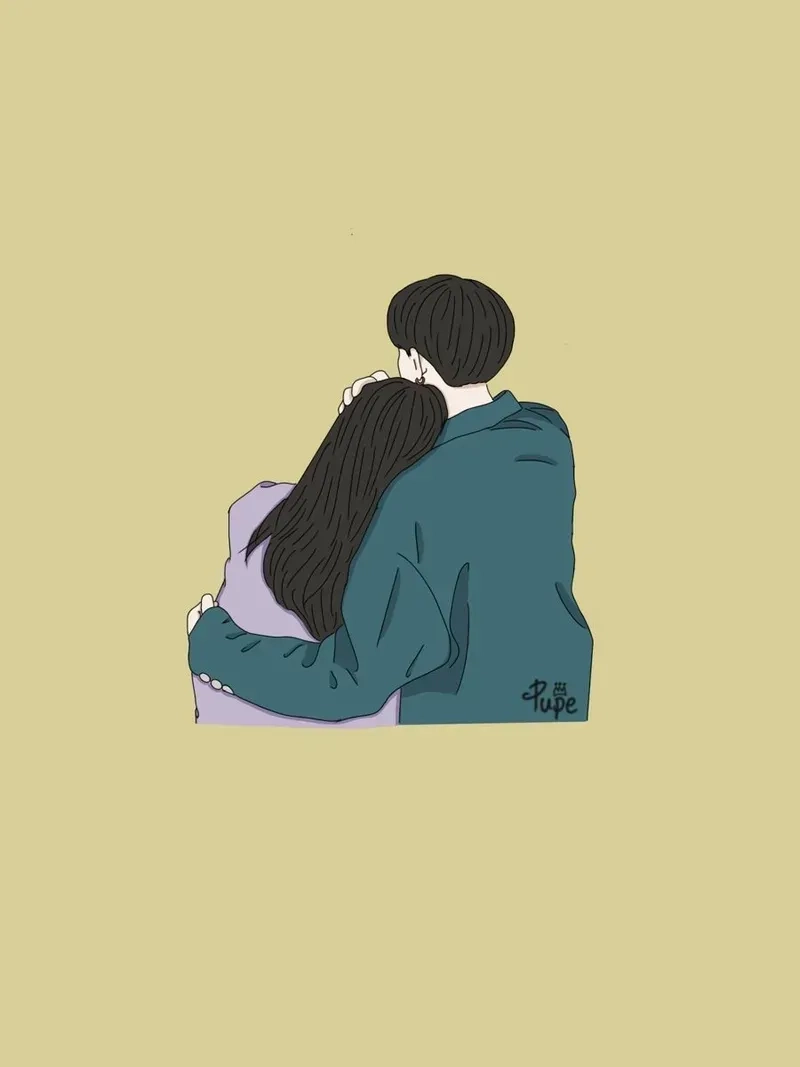 Yêu nhau ảnh cặp đôi tạo không gian sống động cho trang cá nhân