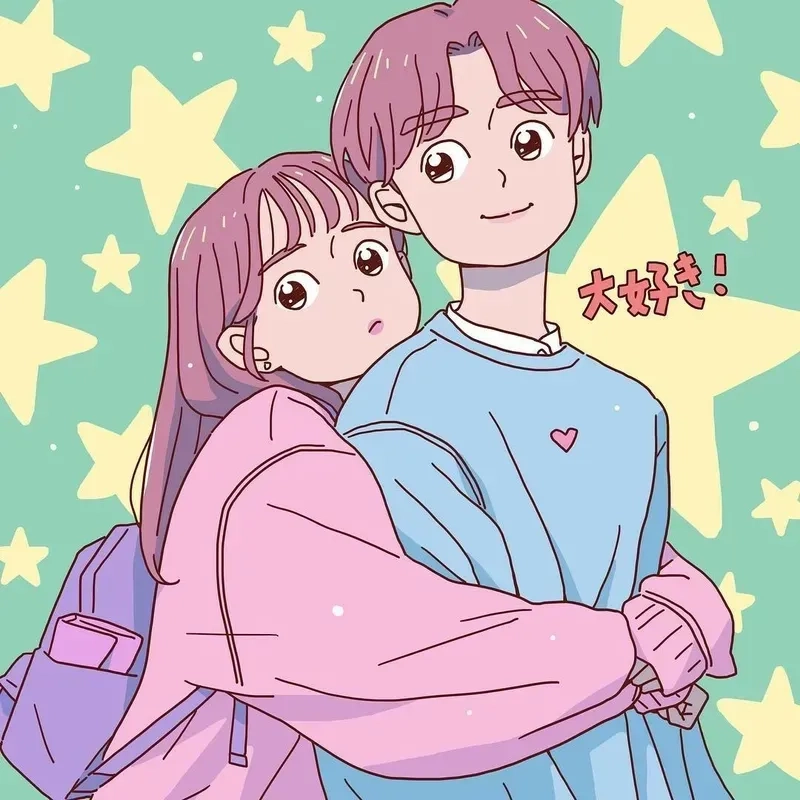 Hình đôi yêu nhau giúp bạn thể hiện tình yêu chân thành