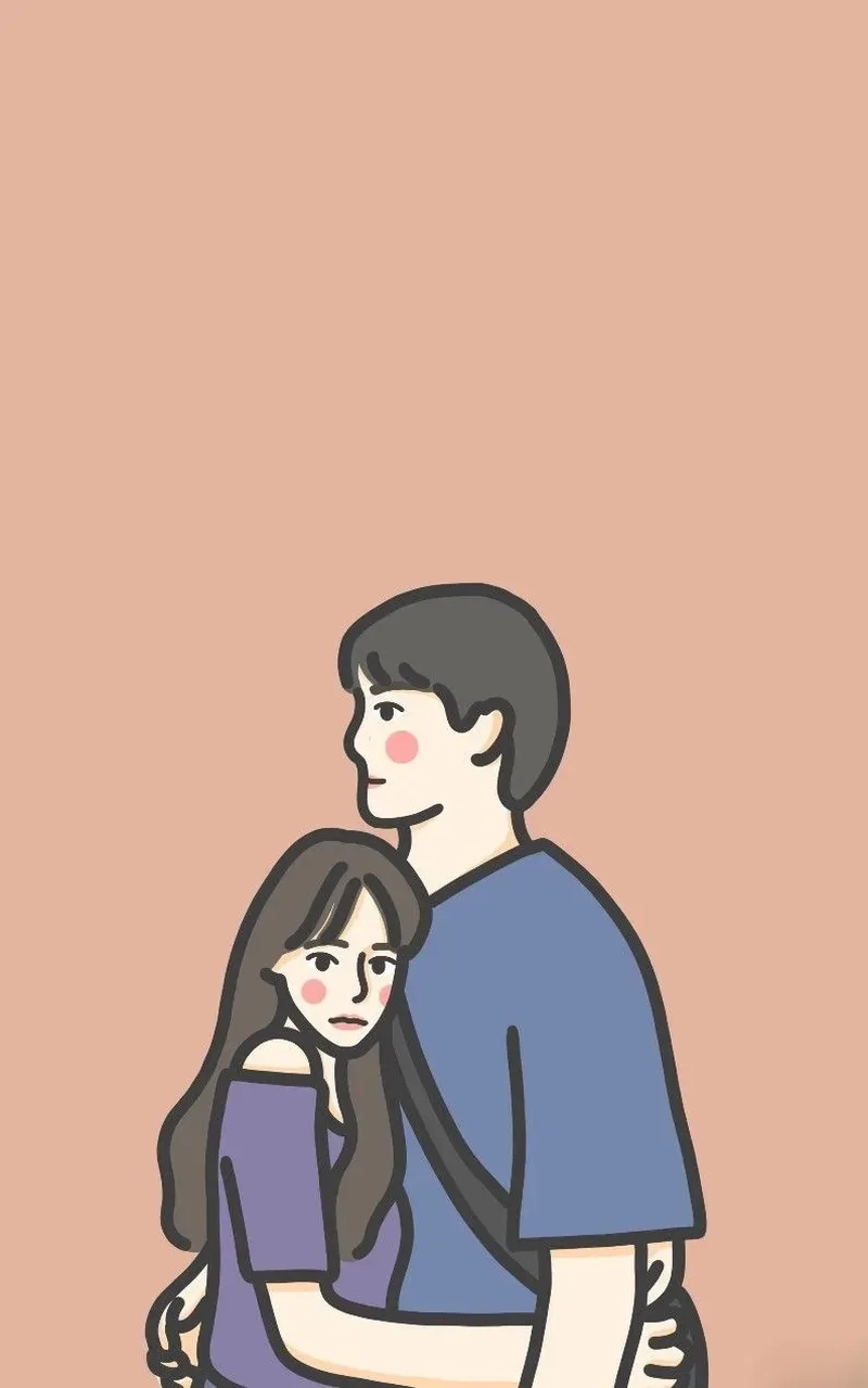 Hình ảnh các cặp đôi yêu nhau mang lại sự ngọt ngào và đáng yêu