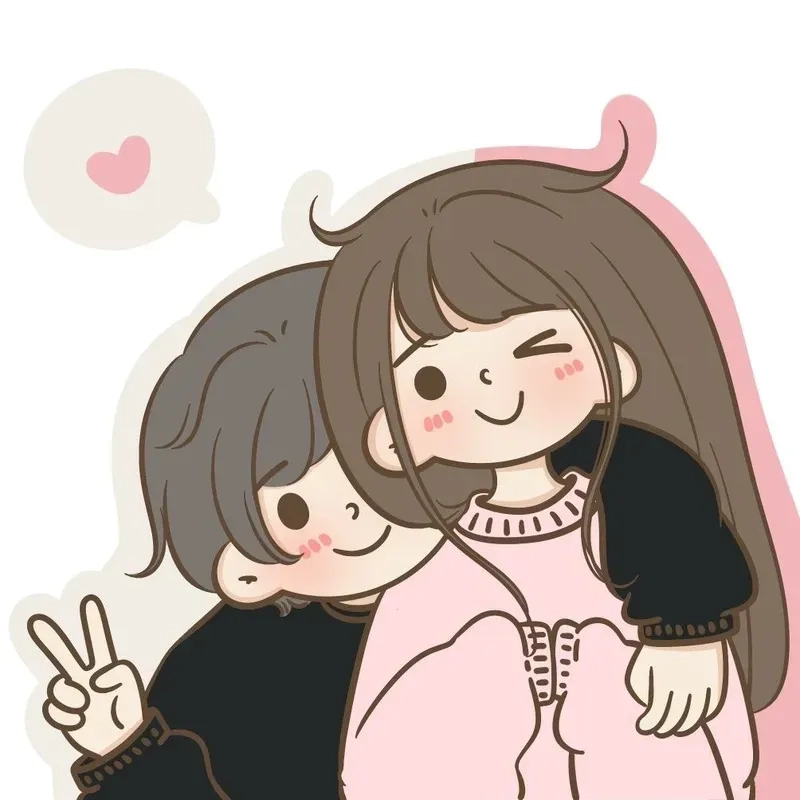 Hình ảnh cặp đôi yêu nhau buồn thể hiện cảm xúc sâu sắc